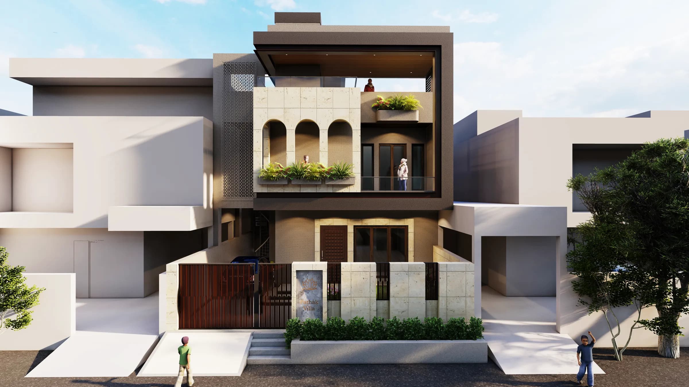 House of Arches, residential project in Jaipur